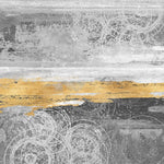 Tapet personalizat fine art cu structura abstracta in nuante de gri si aramiu winter sunset