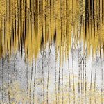 Tapet personalizat fine art cu dungi aurii si umbre negre golden curtains