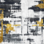 Tapet personalizat fine art cu texturi abstracte in negru si auriu fine arts in gold