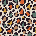 Tapet personalizat modern cu model de leopard animal print colorat modern cheeath