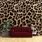 Tapet personalizat cu print de leopard leopard