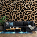 Tapet personalizat cu print de leopard leopard