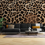 Tapet personalizat cu print de leopard leopard