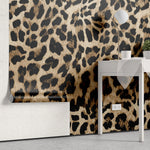 Tapet personalizat cu print de leopard leopard