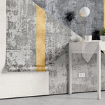 Tapet personalizat modern cu forme abstracte in stil industrial industrial shades