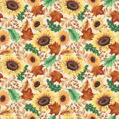 Tapet personalizat - AUTUMN SUNFLOWER