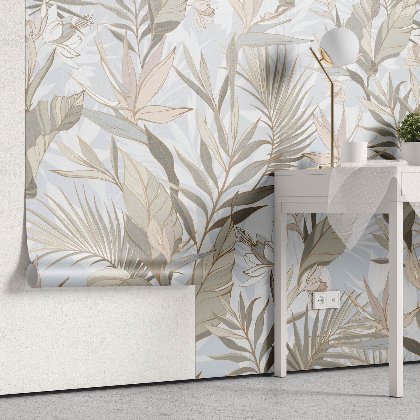 Tapet personalizat - TROPICAL PASTEL