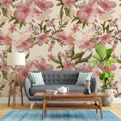 Tapet personalizat - CHERRY TREE BLOSSOM