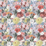 Tapet personalizat floral cu flori intr un pastel retro retro pastel flowers