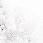 Tapet personalizat floral cu flori albe intr o atmosfera de vis white dream