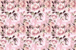 Tapet personalizat floral cu tipar de flori cu petale roz pink pattern