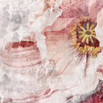 Tapet personalizat floral cu floare de mac rosu red poppy