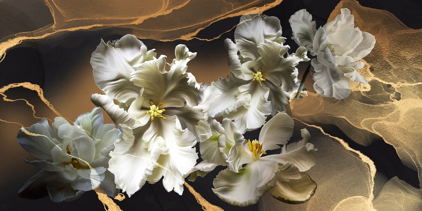 Tapet personalizat - 3D FLOWER BLOOM