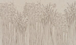 Tapet personalizat floral cu narcise desenate in creion daffodil sketch