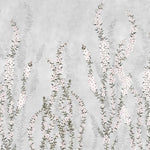 Tapet personalizat floral cu flori de iasomie stelata pe fundal albastru deschis blue star jasmine