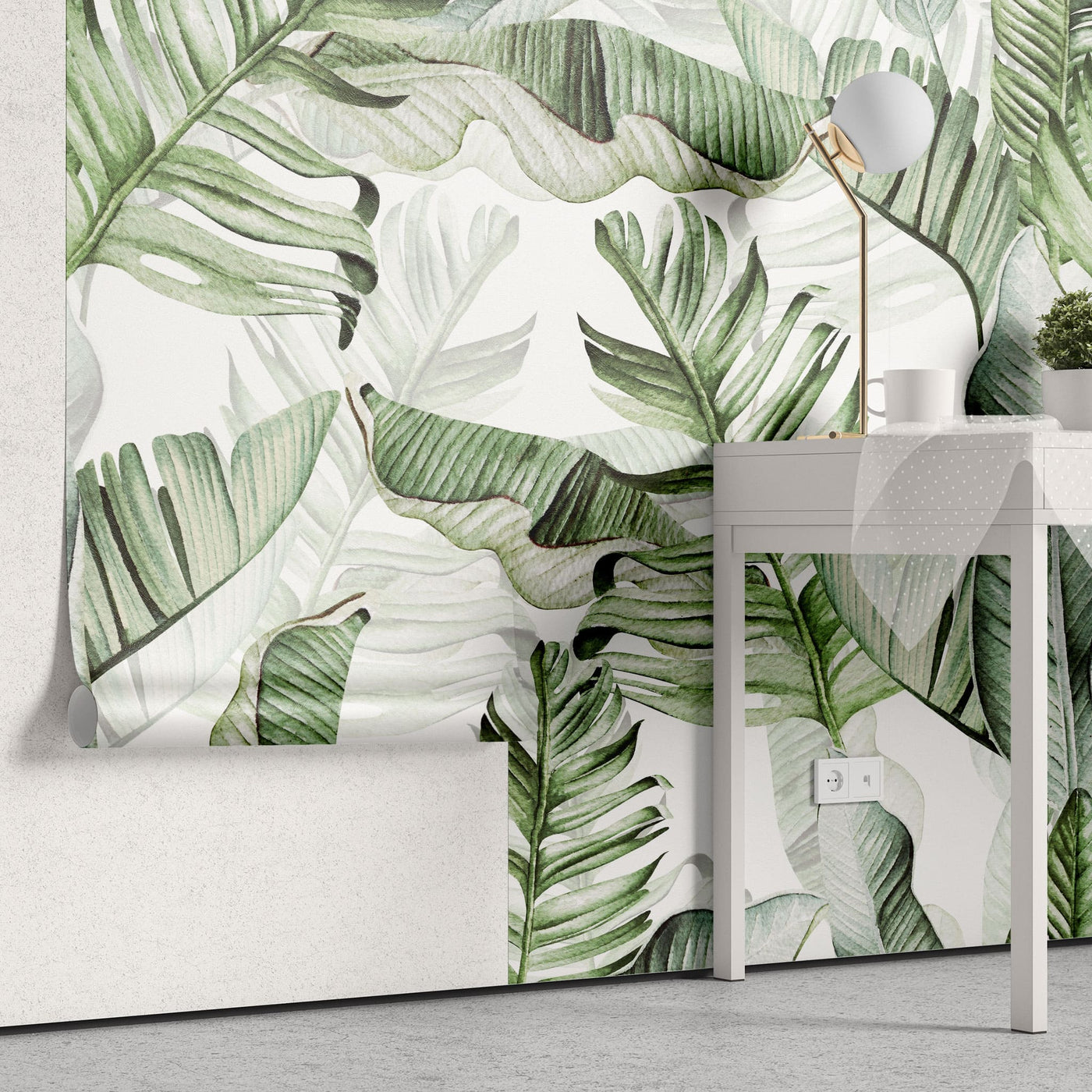 Tapet personalizat - TROPICAL WATERCOLOR