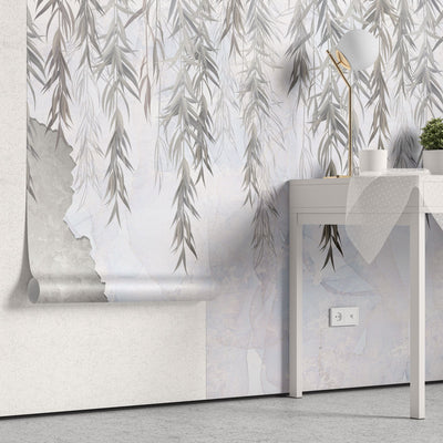 Tapet personalizat - CONCRETE WEEPING WILLOW
