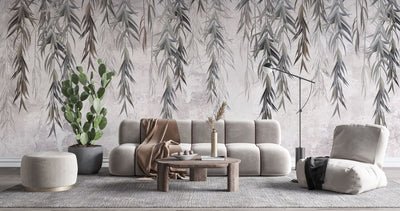 Tapet personalizat - GREY WEEPING WILLOW