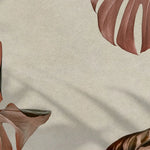Tapet personalizat leaf cu frunze realiste de monstera cu umbre shadow monstera