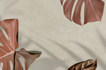 Tapet personalizat leaf cu frunze realiste de monstera cu umbre shadow monstera