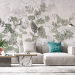 Tapet personalizat leaf cu frunze de menta salbatica wild mint