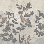Tapet personalizat leaf cu frunze si accente de bronz bronze accents