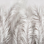 Tapet personalizat leaf cu frunze albe de palmier white palm