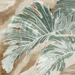 Tapet personalizat leaf cu frunze pictate de monstera cider monstera