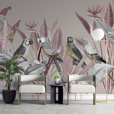 Tapet personalizat - PASTEL TROPICAL
