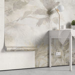 Fototapet personalizat tropical cu jungla tropicala in stil vintage vintage jungle