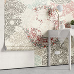 Tapet personalizat oriental cu mandale de inspiratie indiana mandala