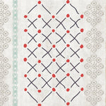 Tapet personalizat mozaic cu model aztec si ilustratii aztec doodle