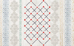 Tapet personalizat mozaic cu model aztec si ilustratii aztec doodle