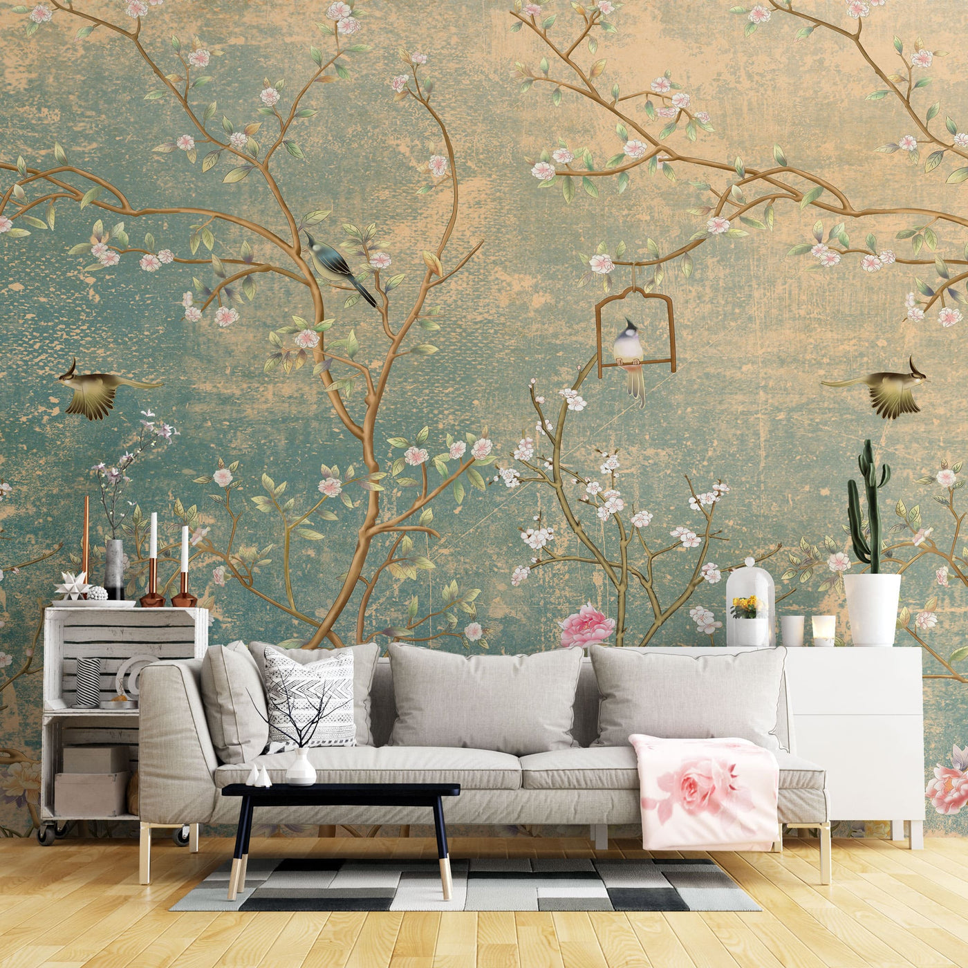 Tapet personalizat - VINTAGE CHINOISERIE