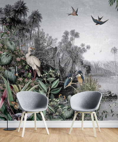 Tapet personalizat - EXOTIC BY THE RIVER