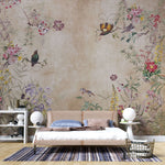 Tapet personalizat zen oriental cu gradina orientala vintage vintage gardenia