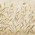 Tapet personalizat zen oriental cu bambus pe un fundal in nuante calde windy bamboo