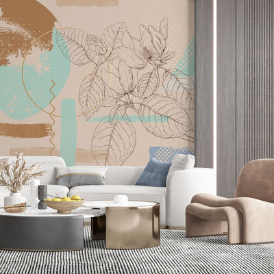 Tapet personalizat - BROWN TALE DESIGN