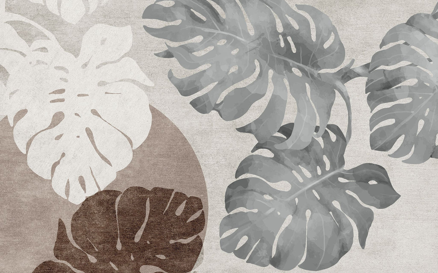 Tapet personalizat - MINIMALIST MONSTERA