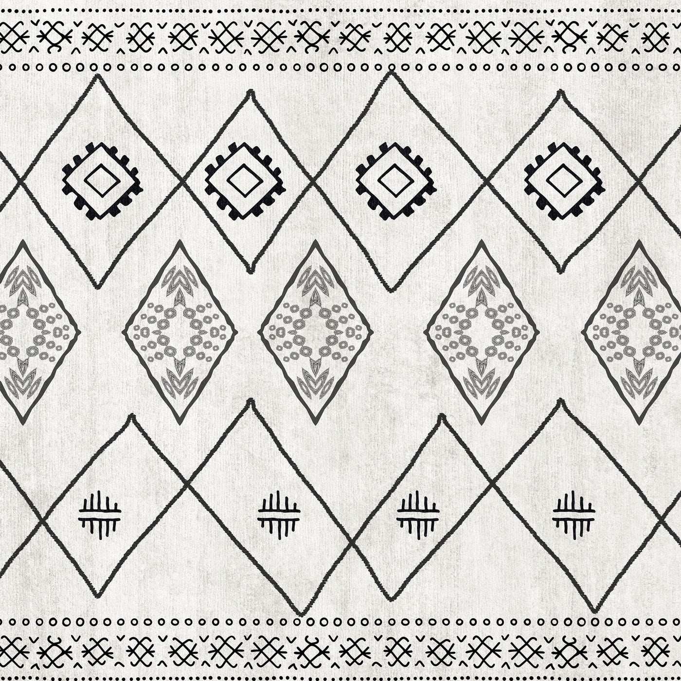 Tapet personalizat - BLACK&WHITE AZTEC