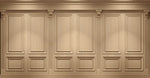 Tapet personalizat arhitectural walls cu ancadramente de perete bej cu accente de lumini spotlight