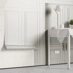 Tapet personalizat arhitectural walls cu ancadramente de perete si usi in nuante de gri deschis light grey doors