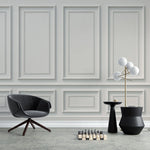 Fototapet personalizat arhitectural walls cu ancadramente de perete albe clasice white border