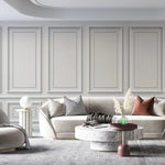 Fototapet personalizat arhitectural walls cu ancadramente de perete albe clasice white border