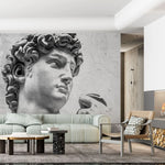 Tapet personalizat victorian cu statuia lui david sculptura de tip portret david statue portrait