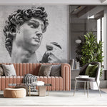 Tapet personalizat victorian cu statuia lui david sculptura de tip portret david statue portrait