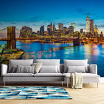 Tapet personalizat orase cu podul din brooklin brooklin bridge