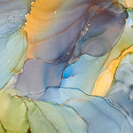 Tapet personalizat marble cu marmura in nuante de curcubeu rainbow
