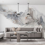 Tapet personalizat marble cu marmura in nuante fumurii bronze smoke