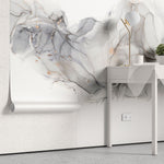 Tapet personalizat marble cu marmura in nuante fumurii bronze smoke